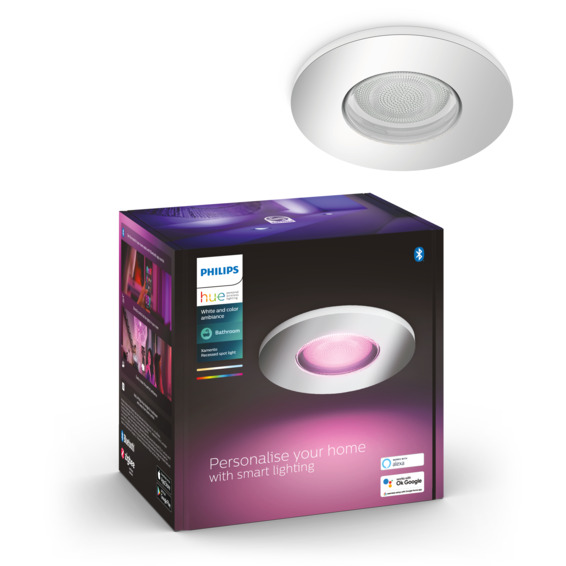 Philips Hue WCA Xamento Downlight 5,7W Krom