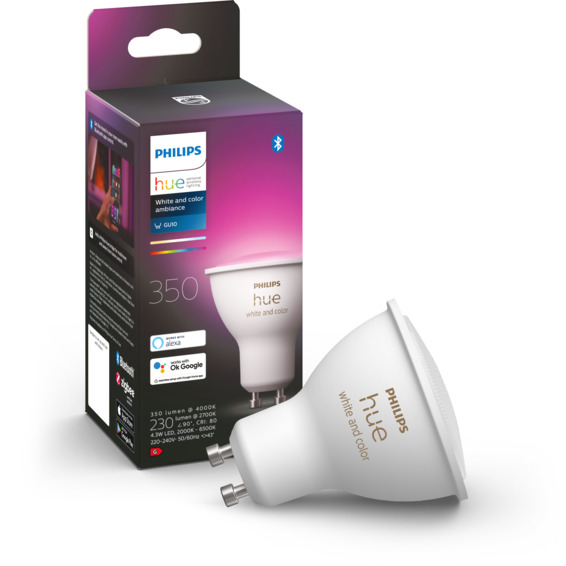 Philips Hue WCA Lyskilde 4.3W GU10