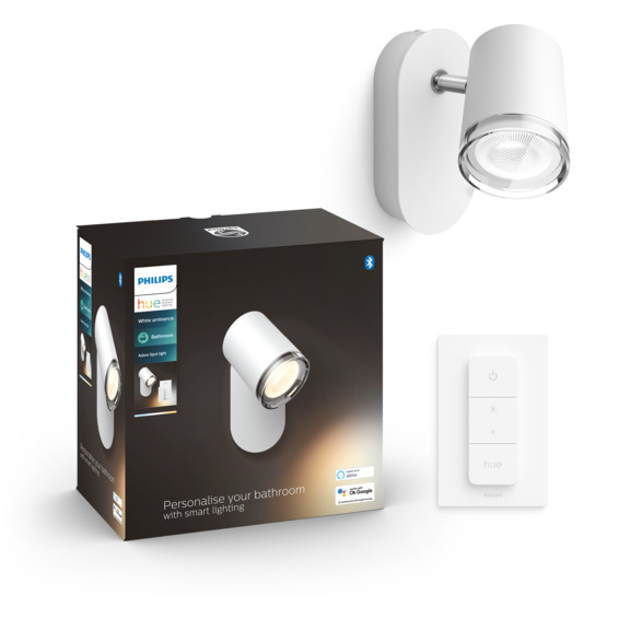 Philips Hue WA Adore Enkel Spot 5W Hvit