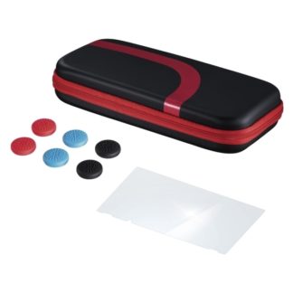 Hama 00054686, Sett, Nintendo Switch, Sort, Rød, 8 stykker, 1 stykker