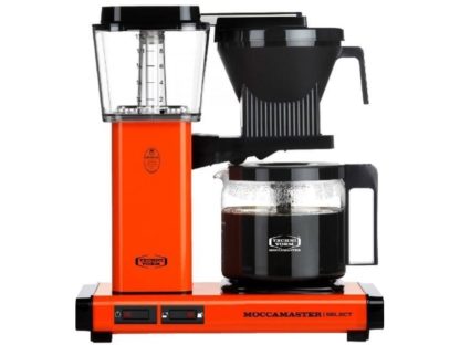 Moccamaster KBG Select Orange, Dråbe kaffemaskine, 1,25 L, Malet kaffe, 1520 W, Orange