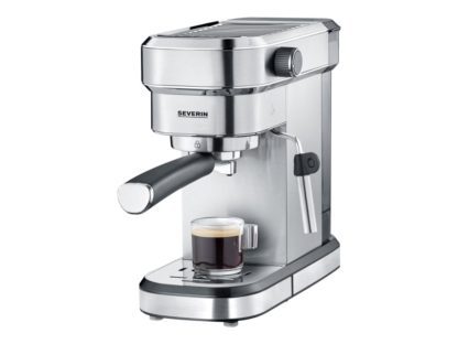 SEVERIN Espresa KA 5994 - Kaffemaskin med cappuccinatore - 15 bar - børstet rustfritt stål / svart