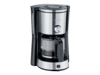 SEVERIN KA 4825 TypeSwitch - Kaffemaskin - 10 kopper - børstet rustfritt stål / svart