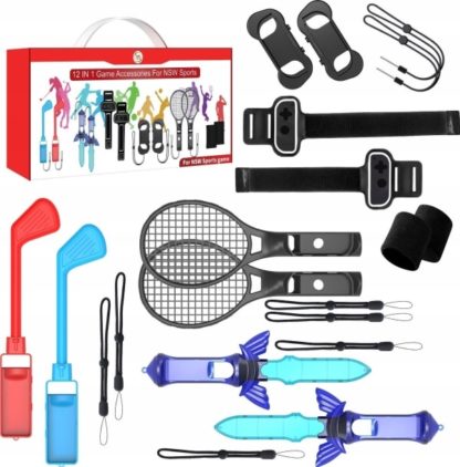 Set of 12x Accessories Grips Sport Nintendo Switch/Oled/NS241