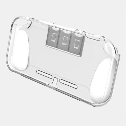 IPLAY HBS-175 TPU All In One Transparent Game Console Anti-Fall Soft Shell Grip Protective Cover For Nintendo Switch Lite