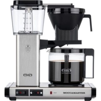 Moccamaster Automatic S kaffemaskin, børstet sølv