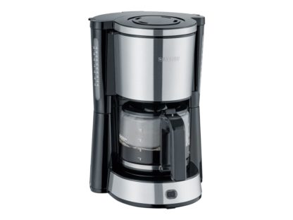 SEVERIN KA 4822 Type - Kaffemaskin - 10 kopper - børstet rustfritt stål / svart